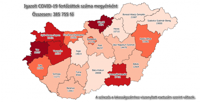 Meghalt 93 beteg, 2020-szal nőtt a fertőzöttek száma Magyarországon