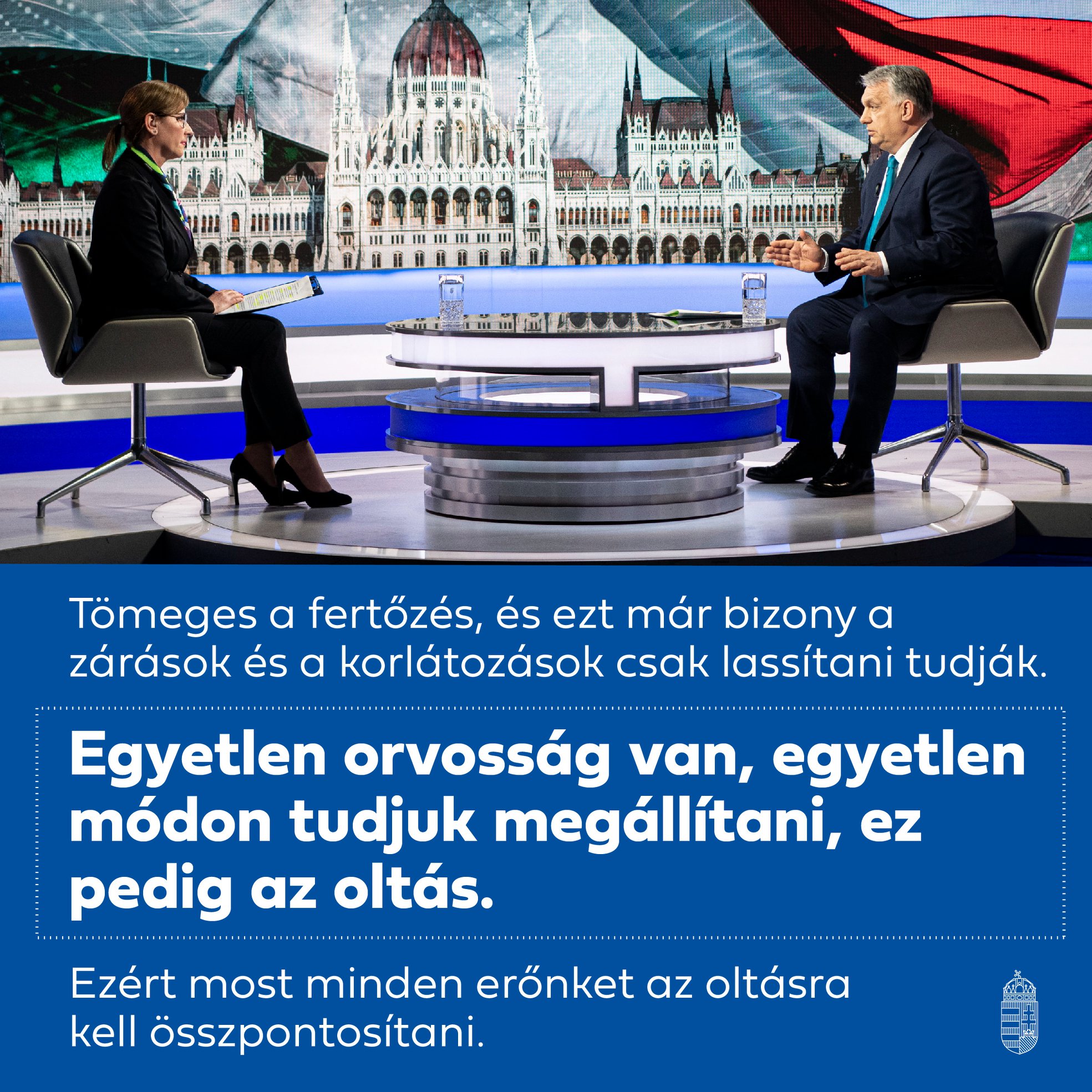 Egyetlen módon tudjuk megállítani a vírust, oltással