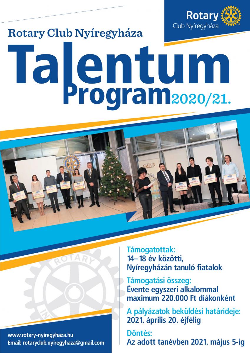 Még lehet pályázni a nyíregyházi Rotary Club talentum programjára