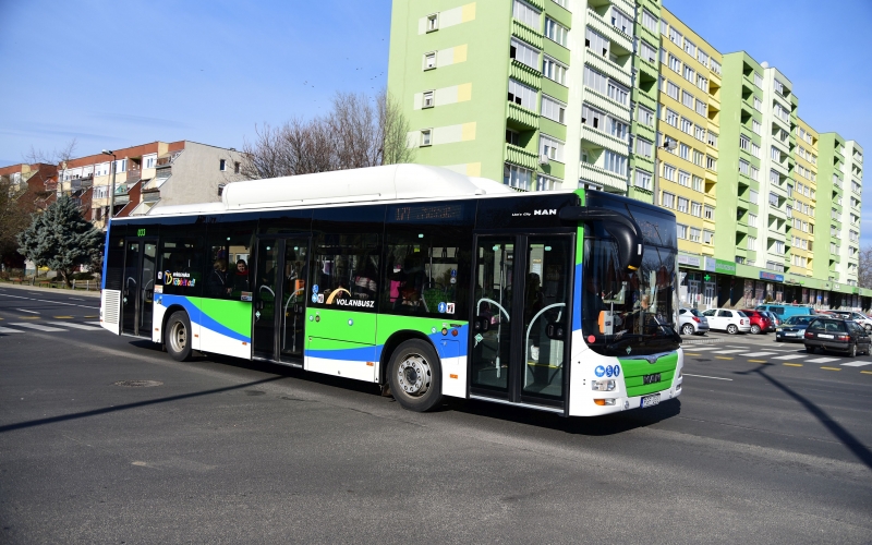 Nyíregyházi buszbérletek is vásárolhatók a MÁV applikációjában