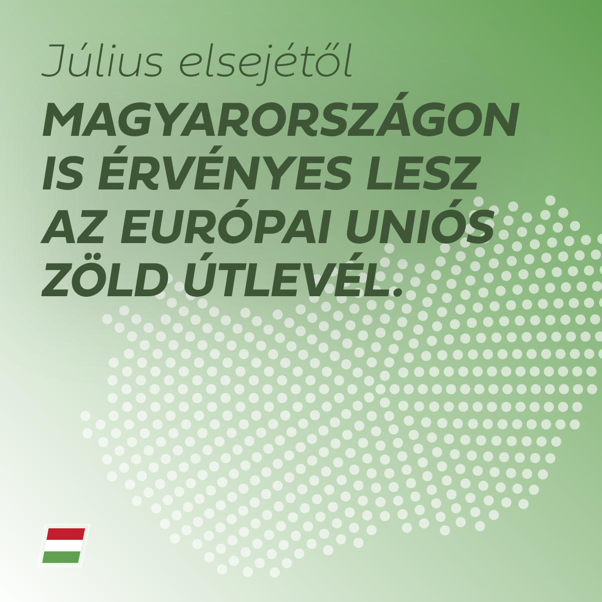 Magyarországon is hatályba lép az EU-s zöld útlevél