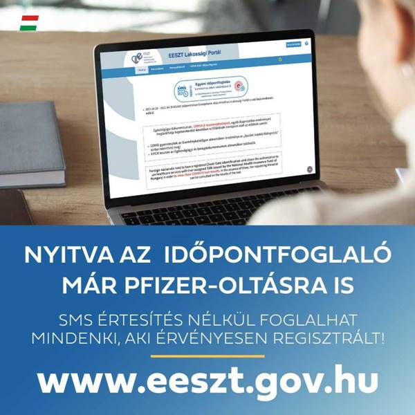 Folyamatosan nyitva van az online időpontfoglaló