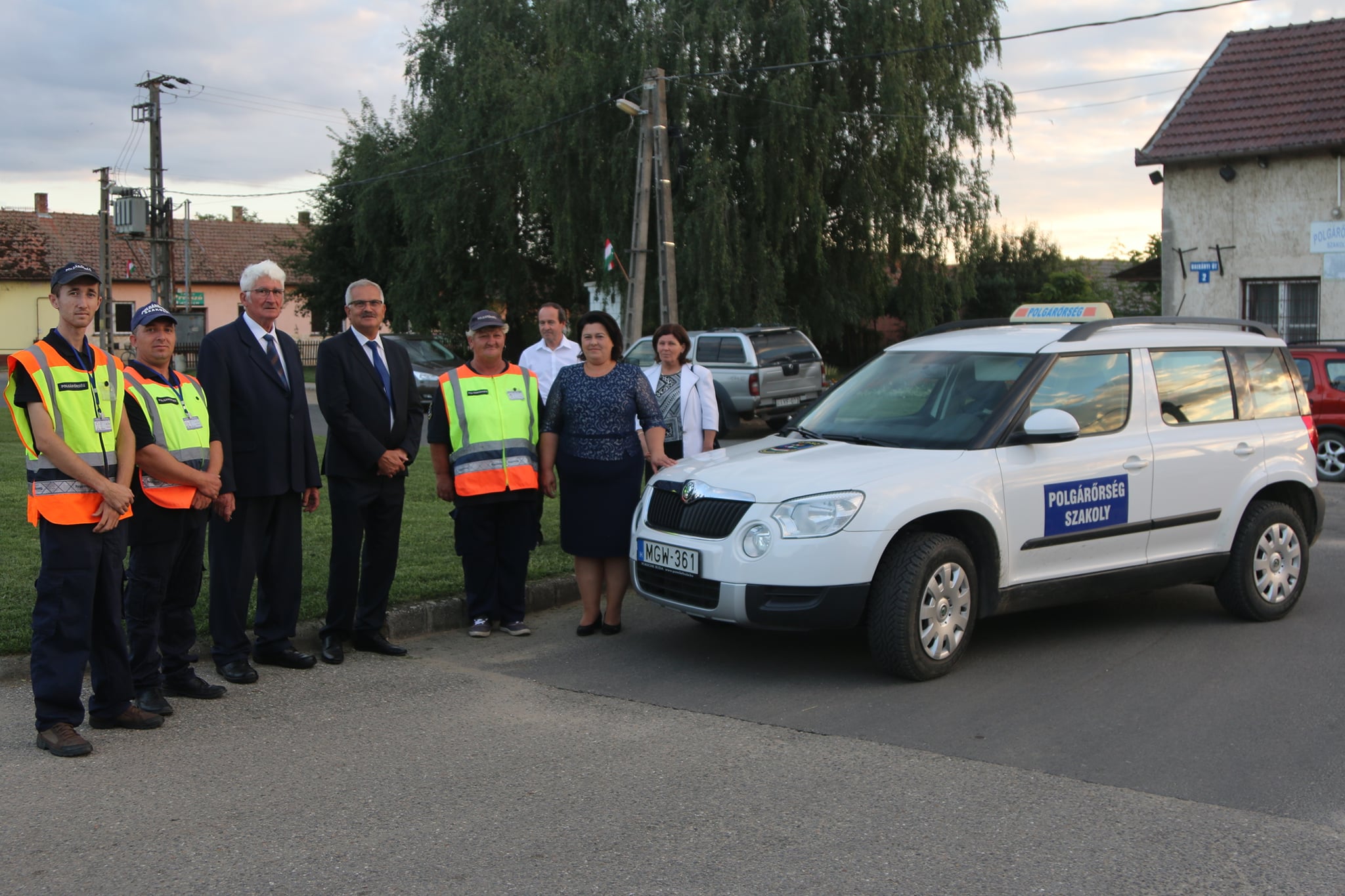 Új szolgálati autót kapott a Szakolyi Polgárőr Egyesület