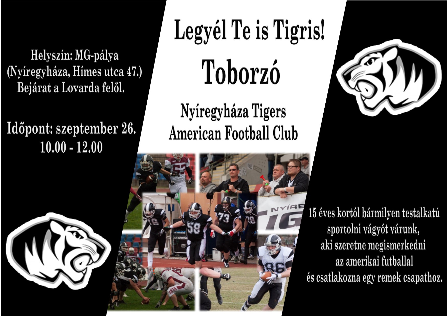 Toborzót tart a Nyíregyháza Tigers