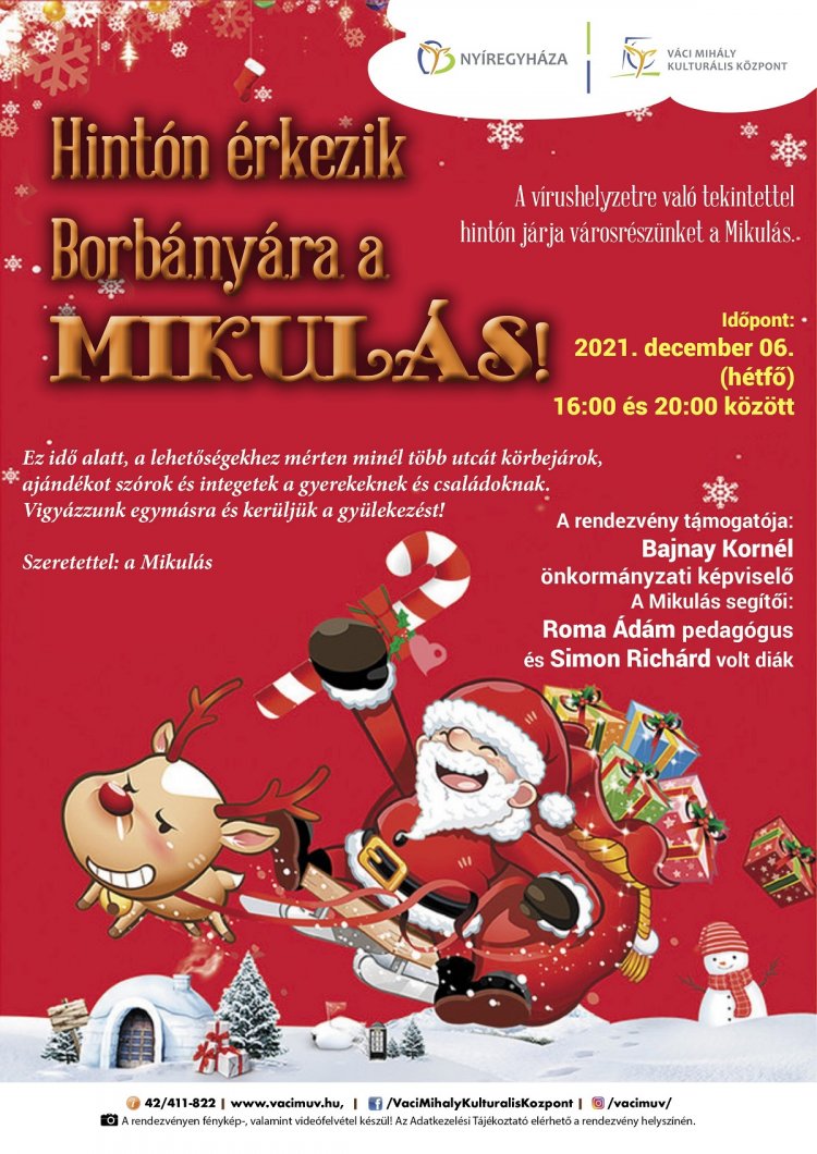 Hintón érkezik Borbányára a Mikulás