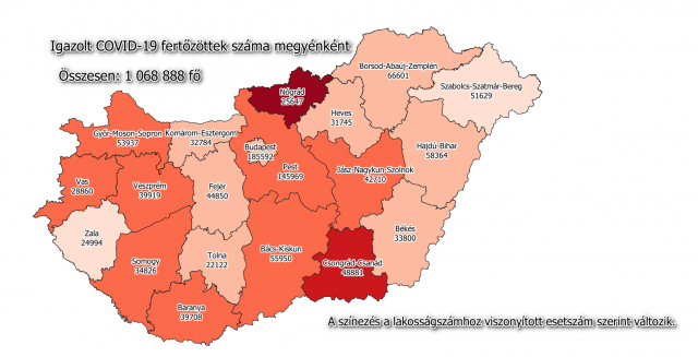 Elhunyt 162 beteg, 11 871 új fertőzöttet találtak Magyarországon