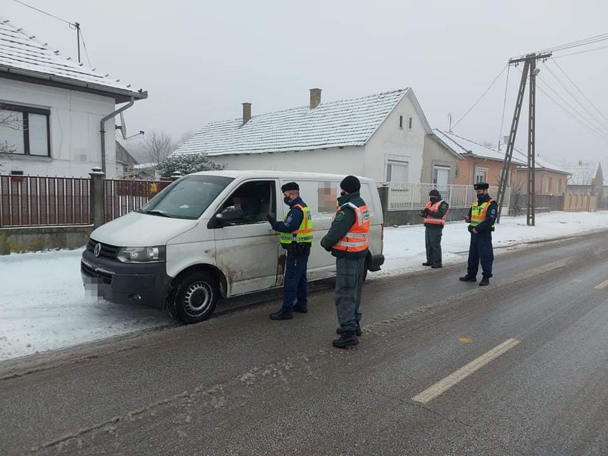 Közös ellenőrzést tartottak Nagyecsed környékén