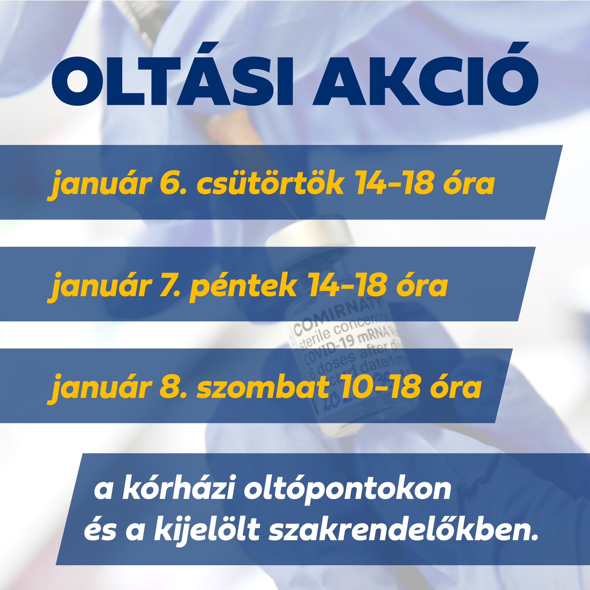 A teljes oltás a három oltás