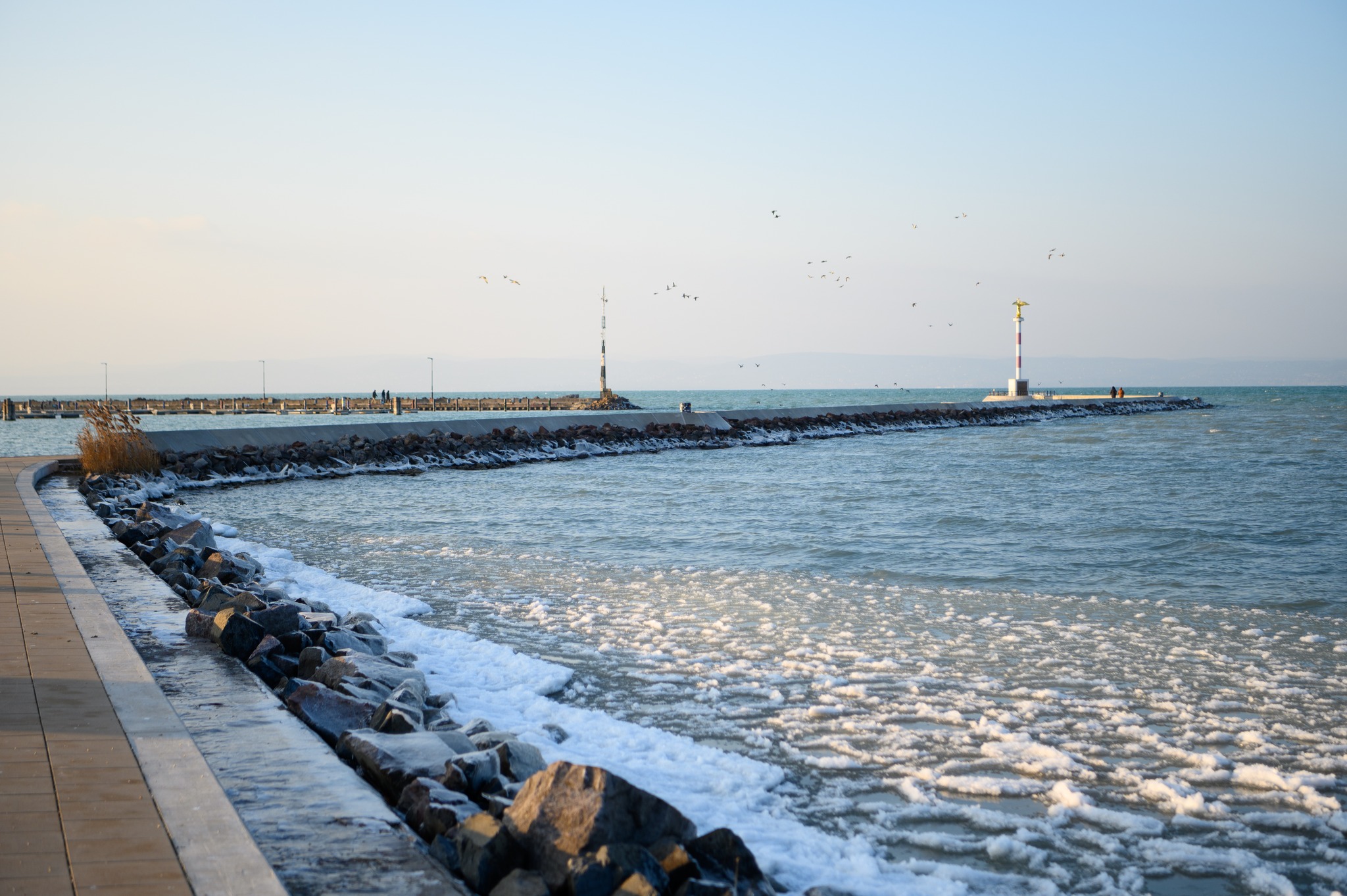 Életveszélyes a Balaton jege