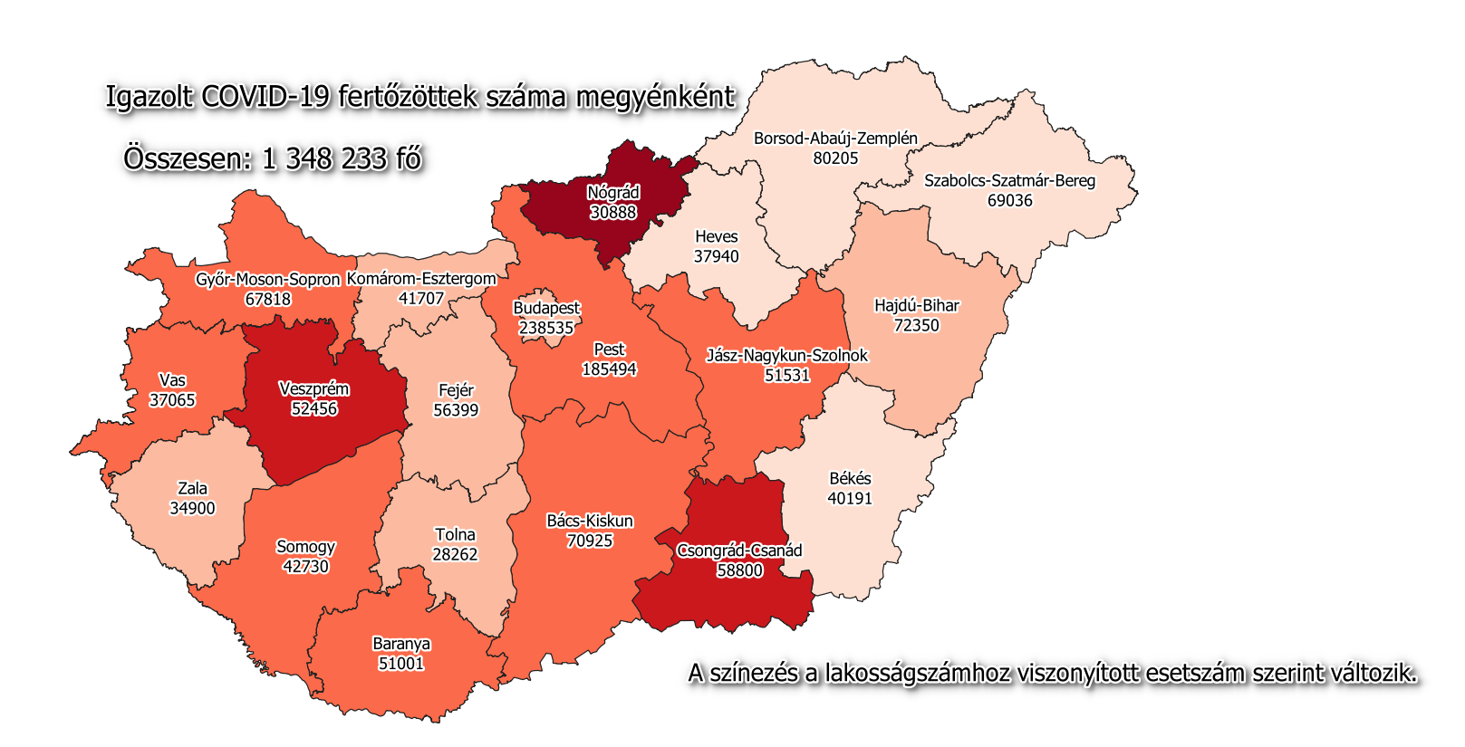 Több mint 21 ezer új fertőzött és 270 halott