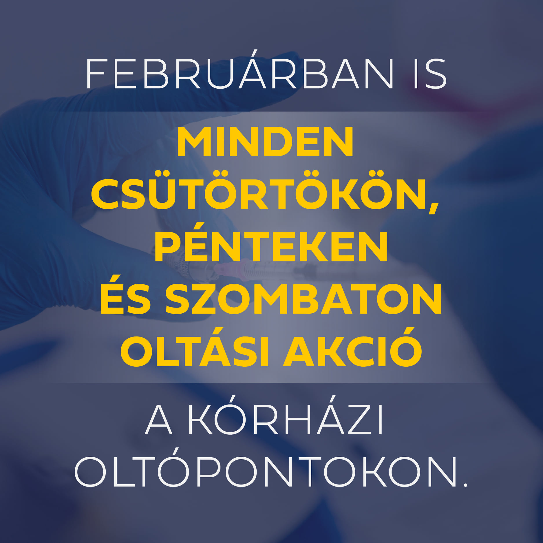 Februárban is lesznek oltási akciók