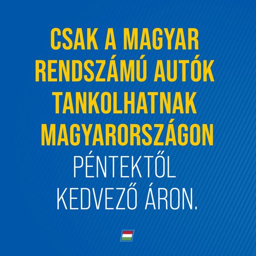 Csak a magyar rendszámú autók tankolhatnak kedvező áron