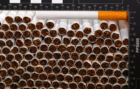 Közel harmincmilliós cigarettafogás