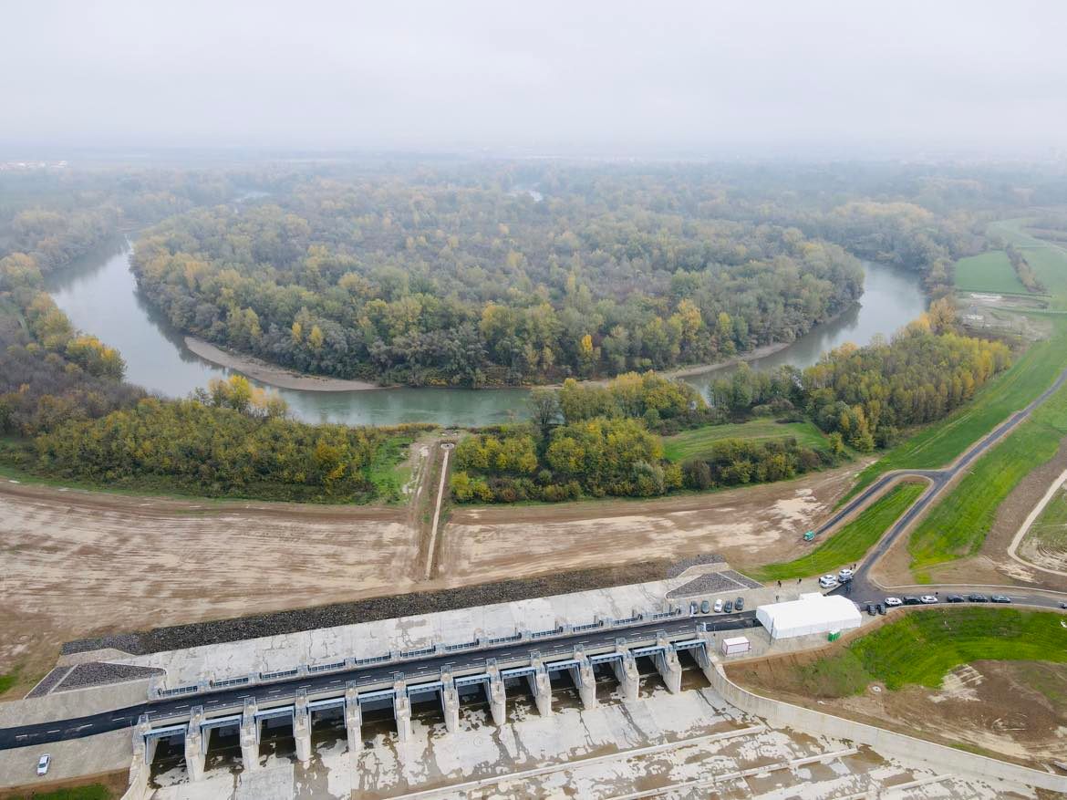 Elkészült Tisza-Túr árapasztó tároló Milotán