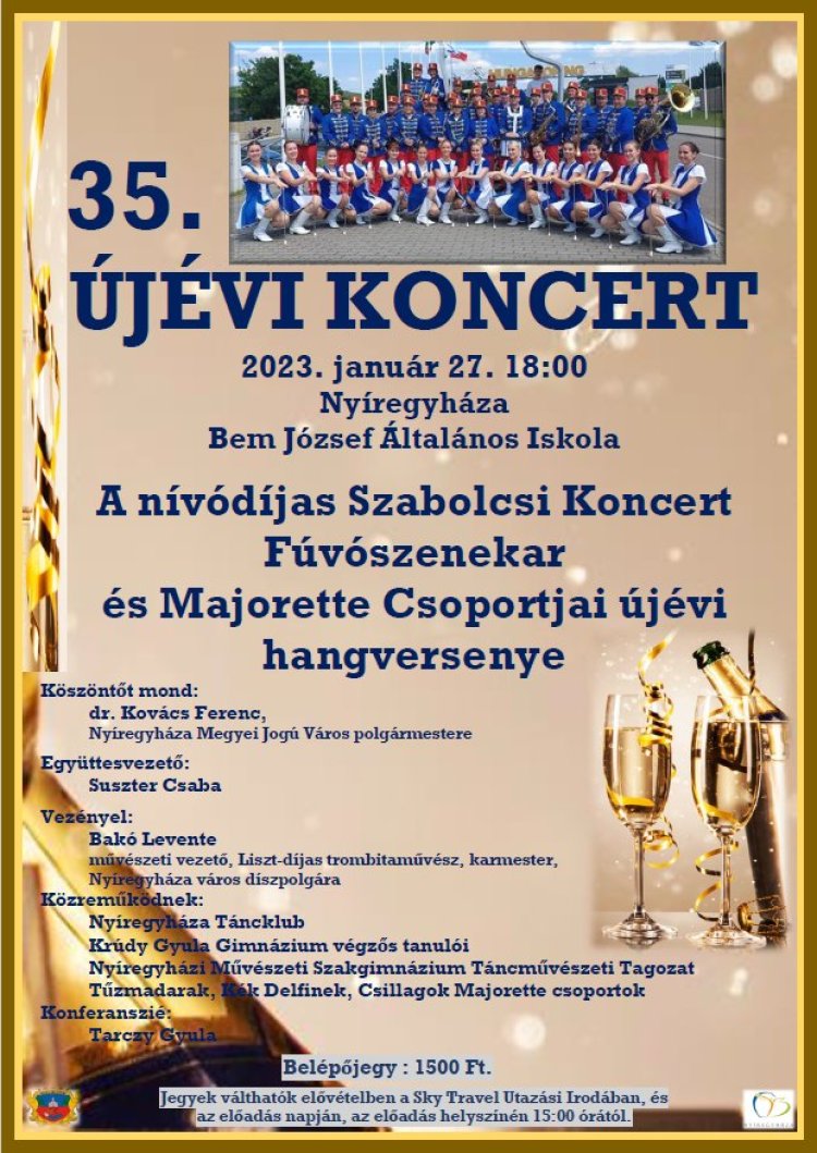 Új helyen és új időpontban a nyíregyházi újévi koncert