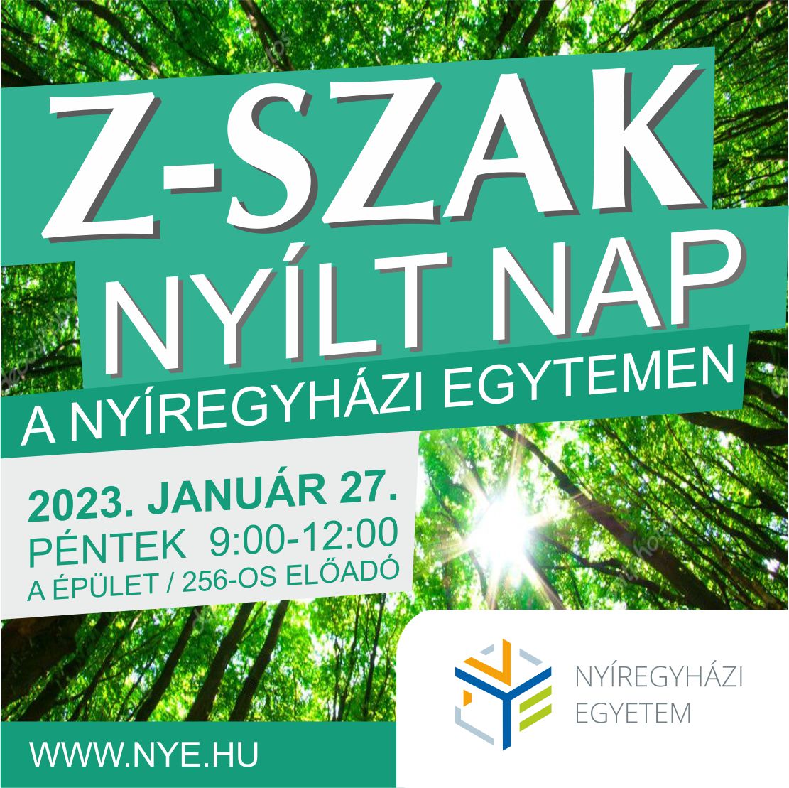 Z-szak nyílt nap az egyetemen