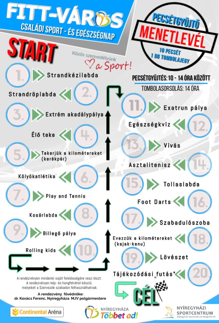 Pár nap és kezdetét veszi, a Fitt-Város