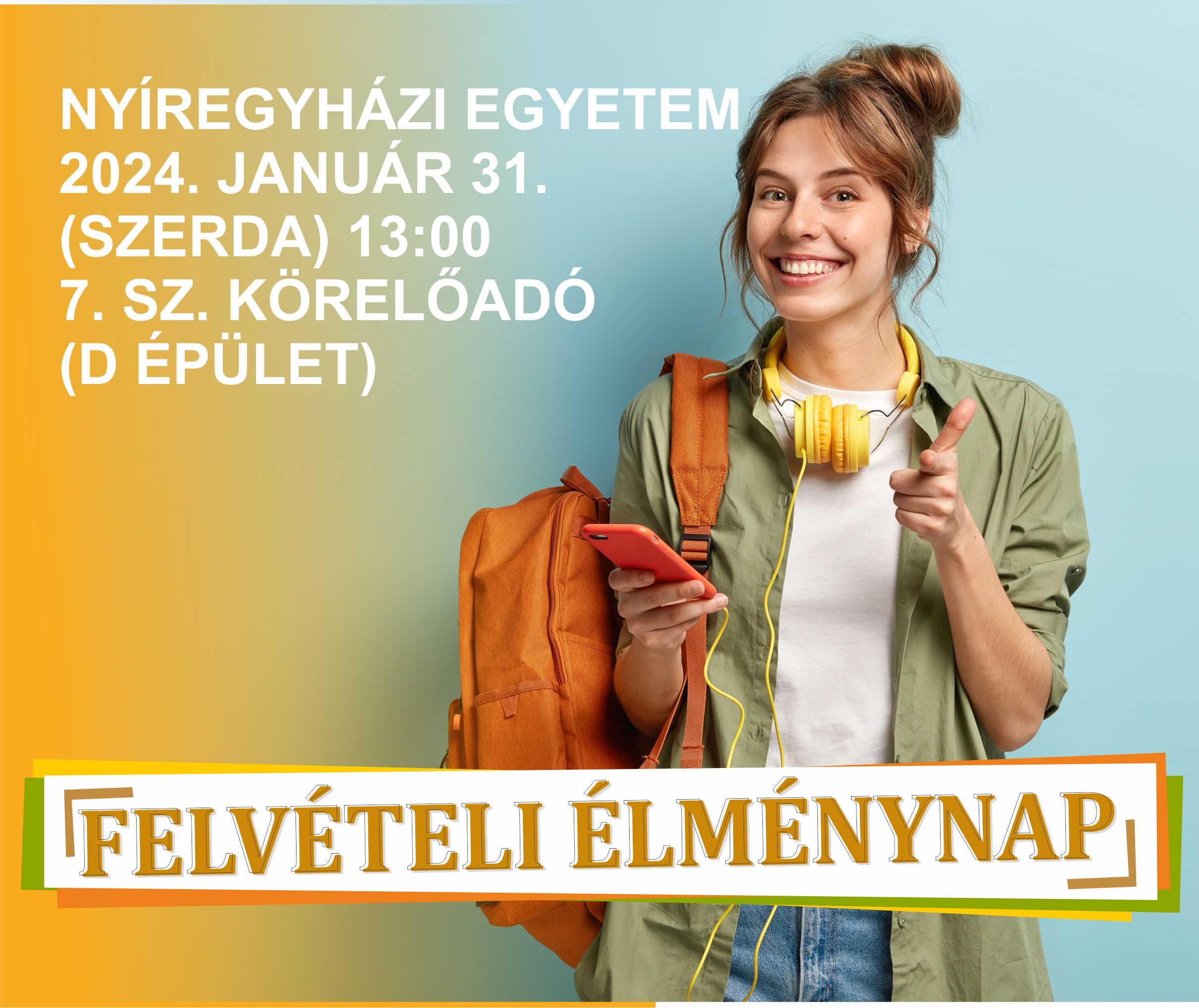 Felvételi Élménynap az egyetemen