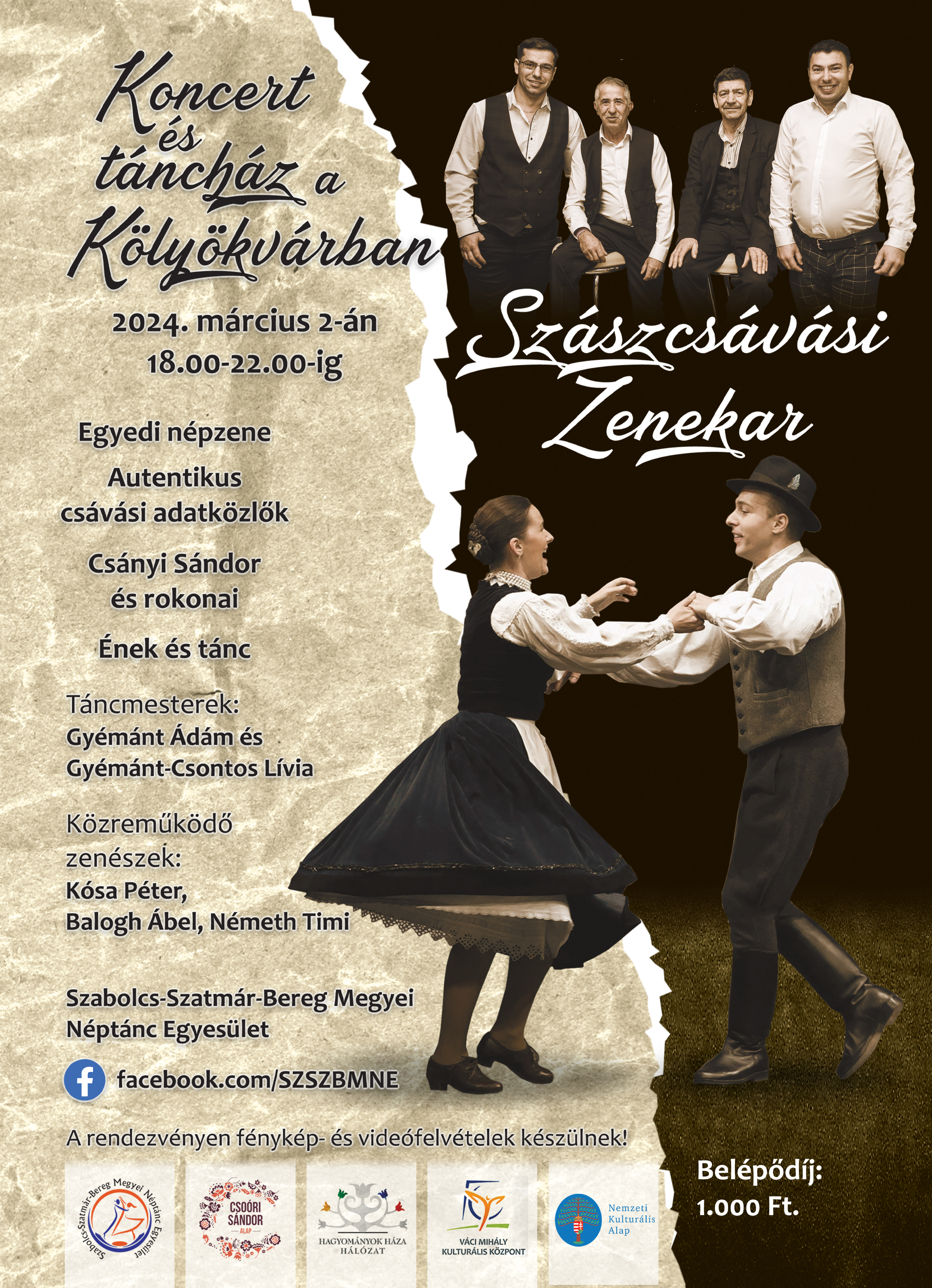 Koncert és táncház a Kölyökvárban