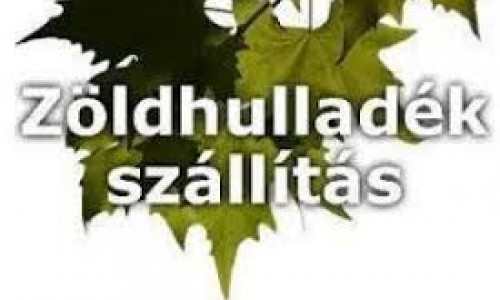 Indul a zöldhulladék szállítás