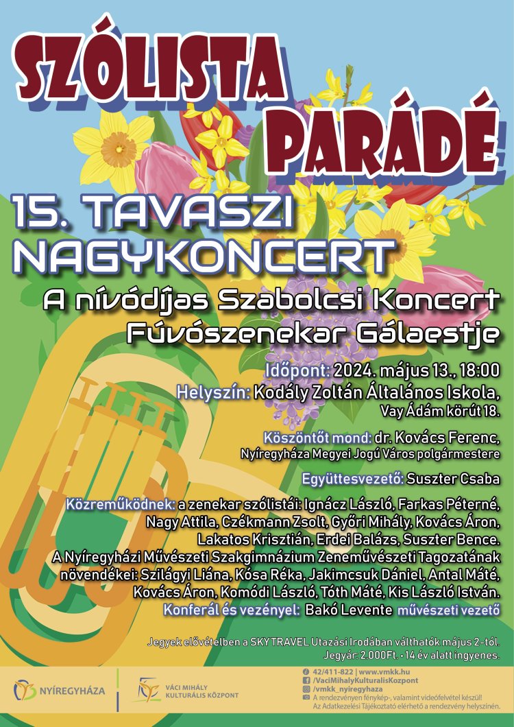 Szólista parádéra készül a Szabolcsi Koncert Fúvószenekar