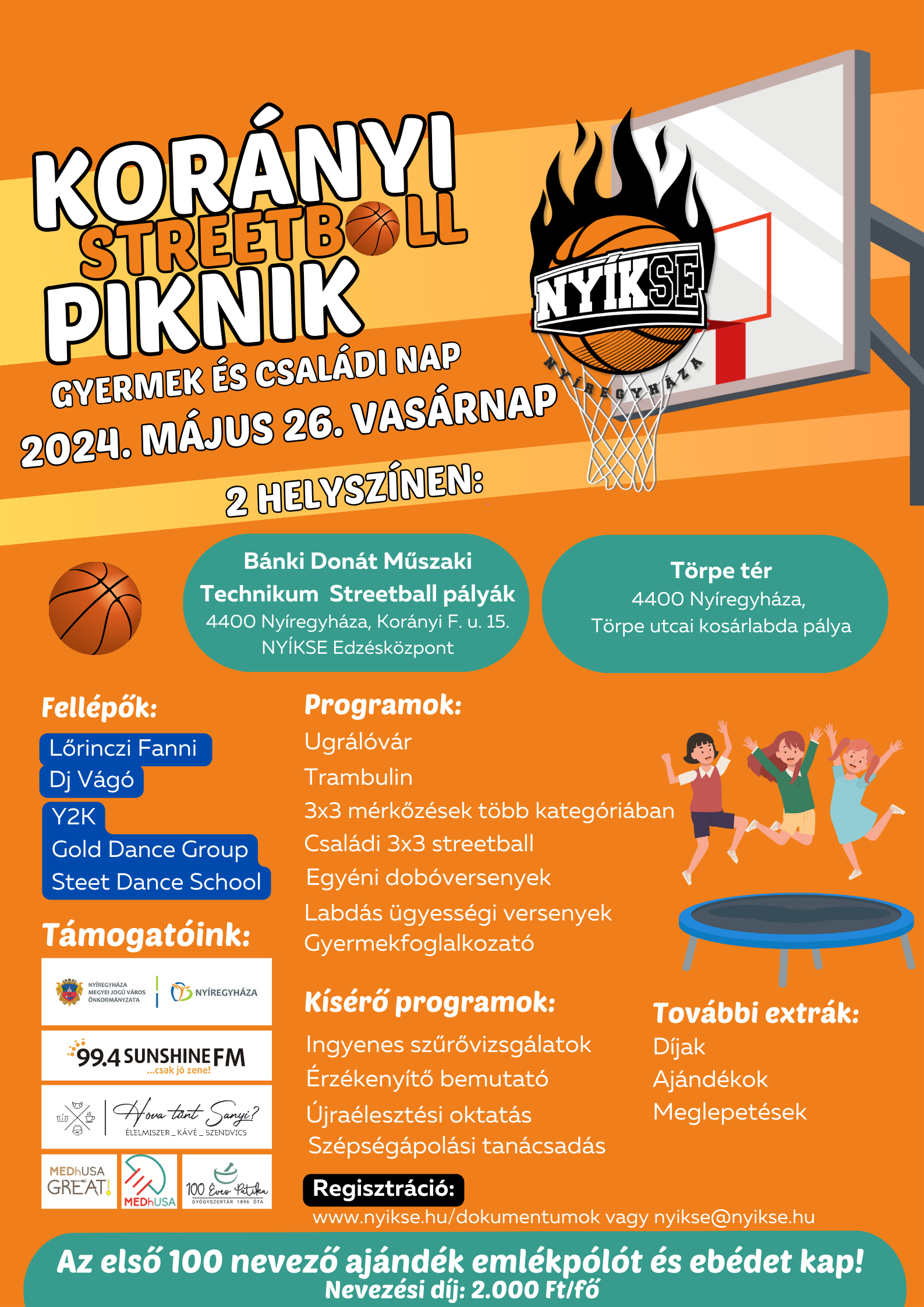 Streetball Piknik lesz a Jósavárosban