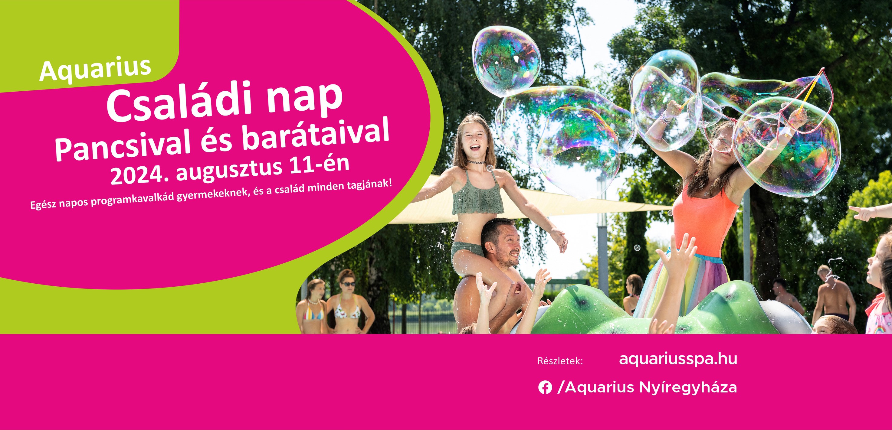 Újra lesz Aquarius Családi nap a parkfürdőben