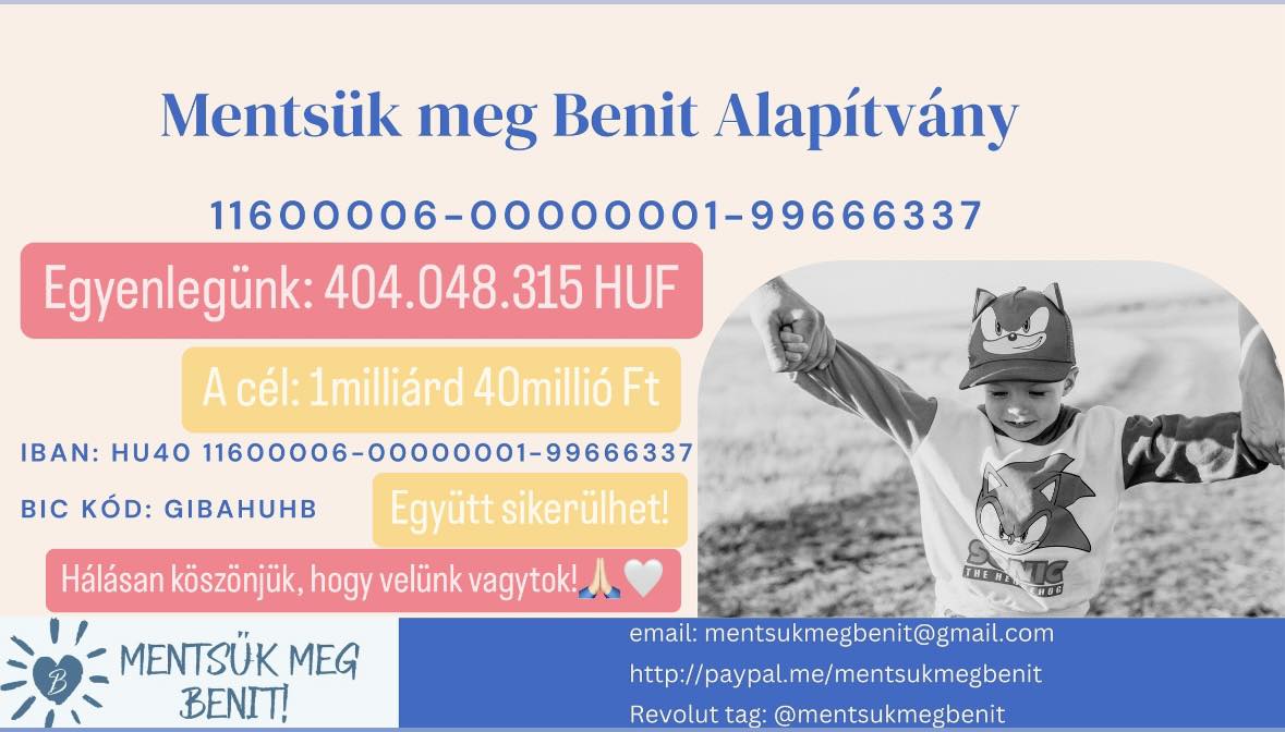 Mentsük meg Benit!