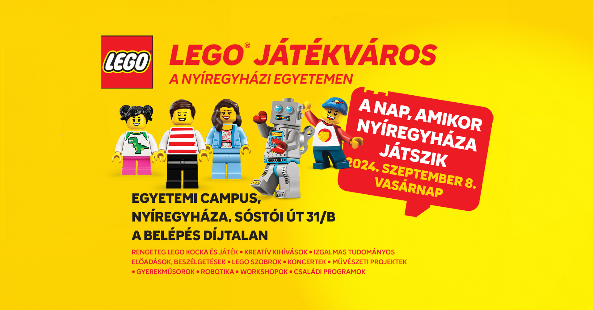 Ismét jön a LEGO® Játékváros!