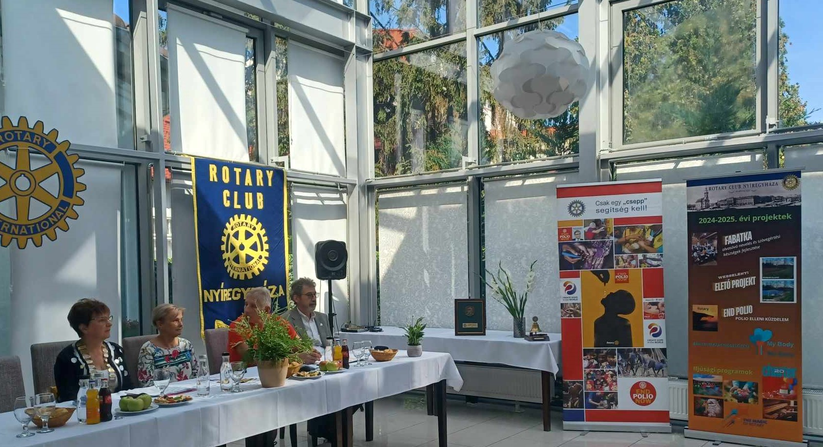 Mozgalmas év előtt a Nyíregyházi Rotary Club