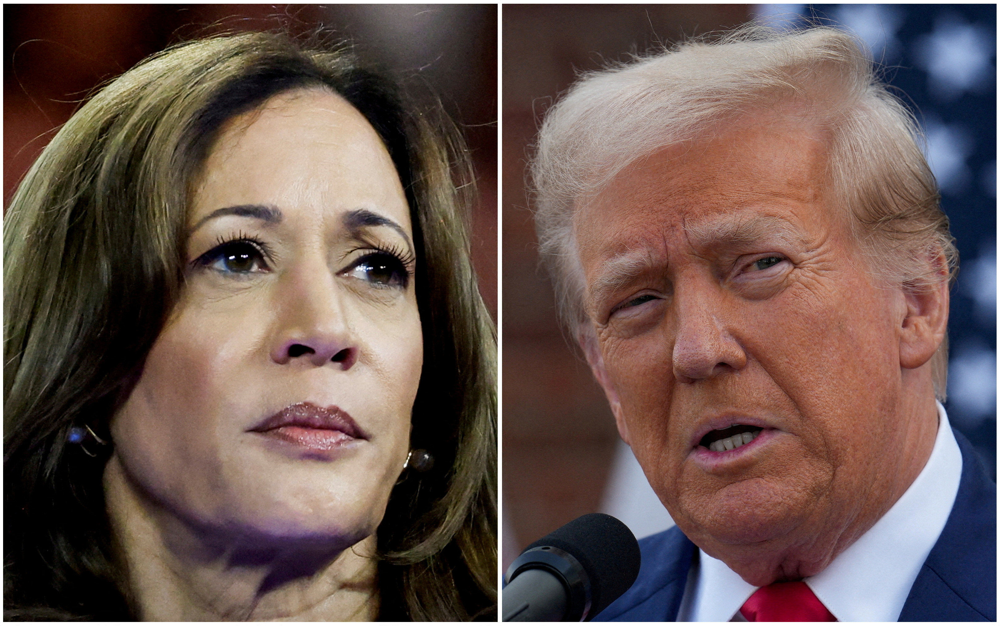 Szoros a verseny Harris és Trump között