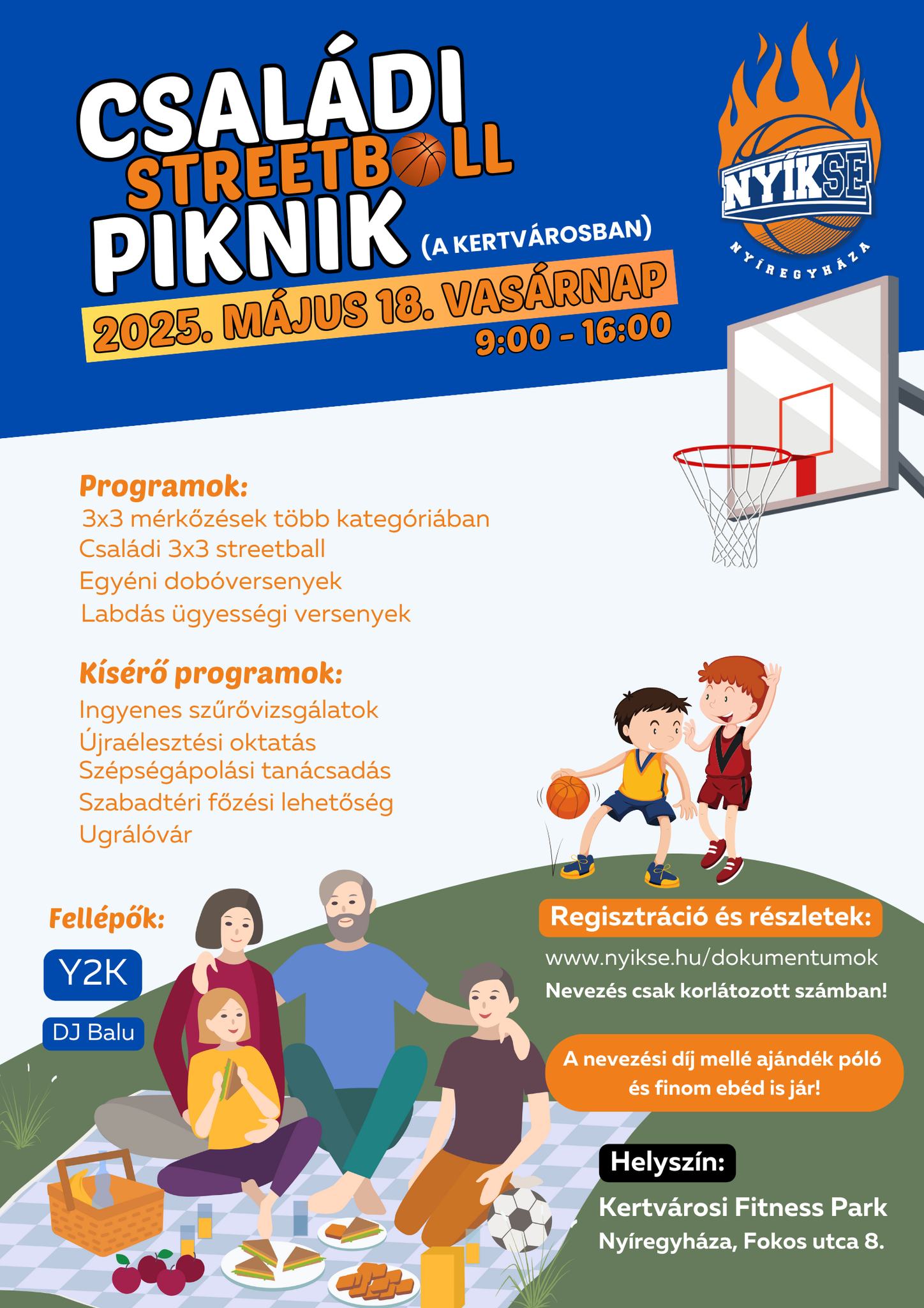 Családi Streetball Piknik a Kertvárosban