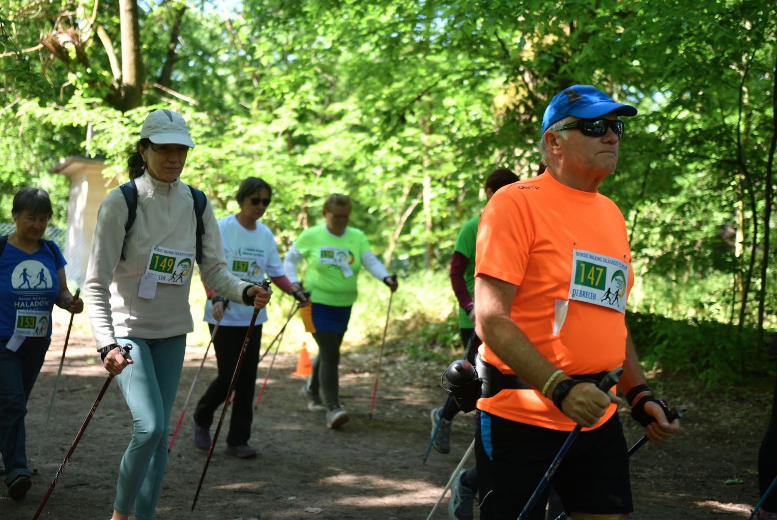Nordic walking bajnokságot rendeztek Debrecenben