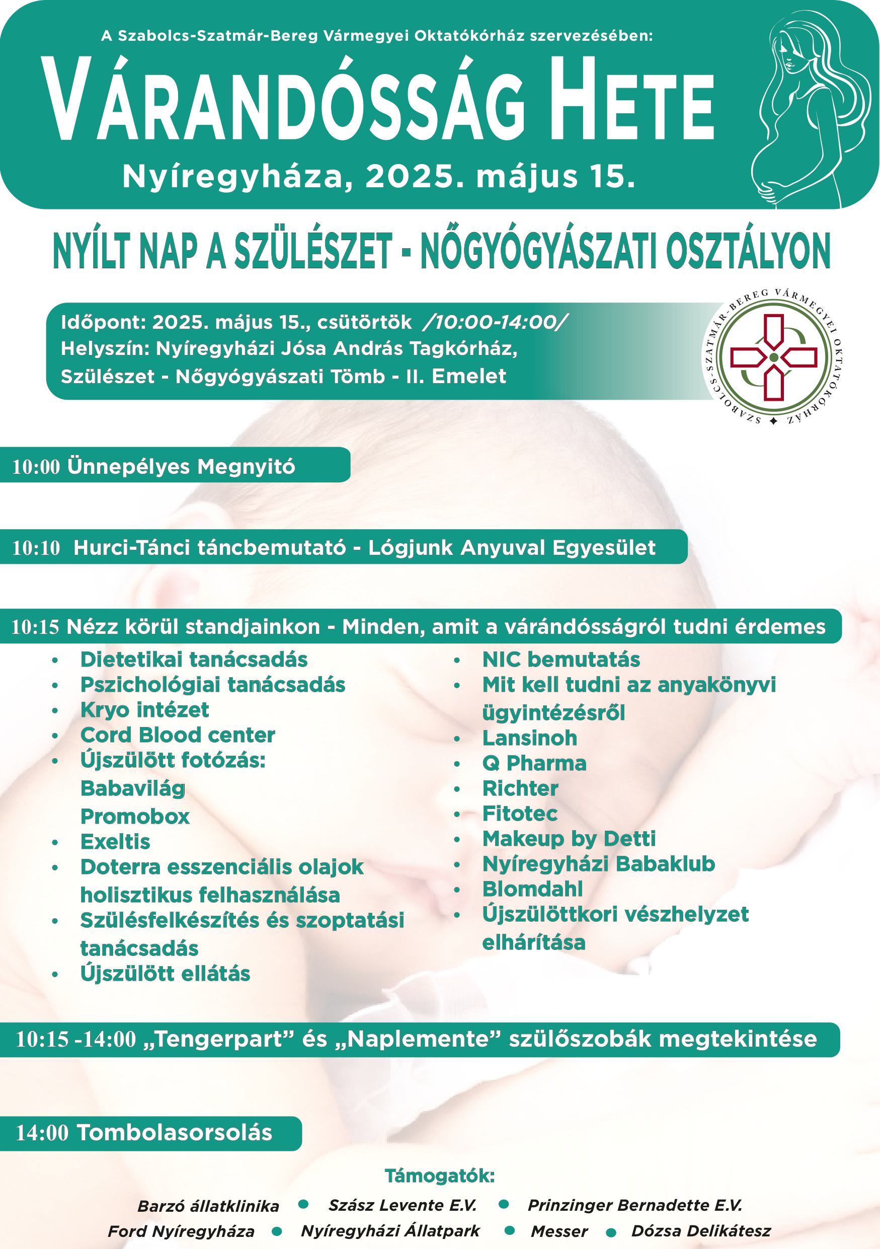 Idén is kinyitja kapuit a nyíregyházi szülészet