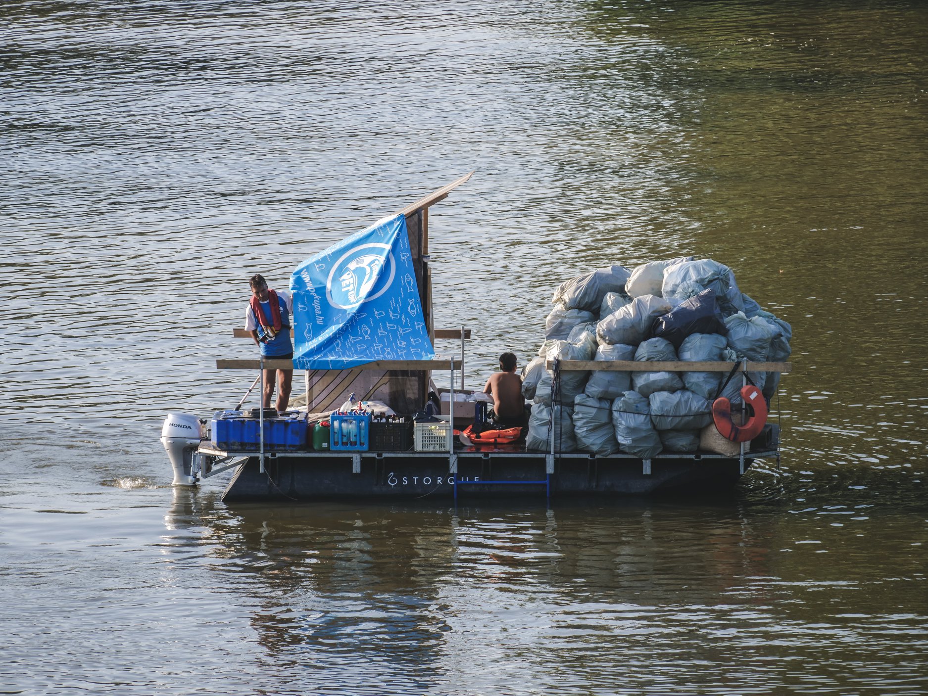 Megdöbbentő mennyiségű hulladékot gyűjtöttek a Tisza-tavi PET Kupán