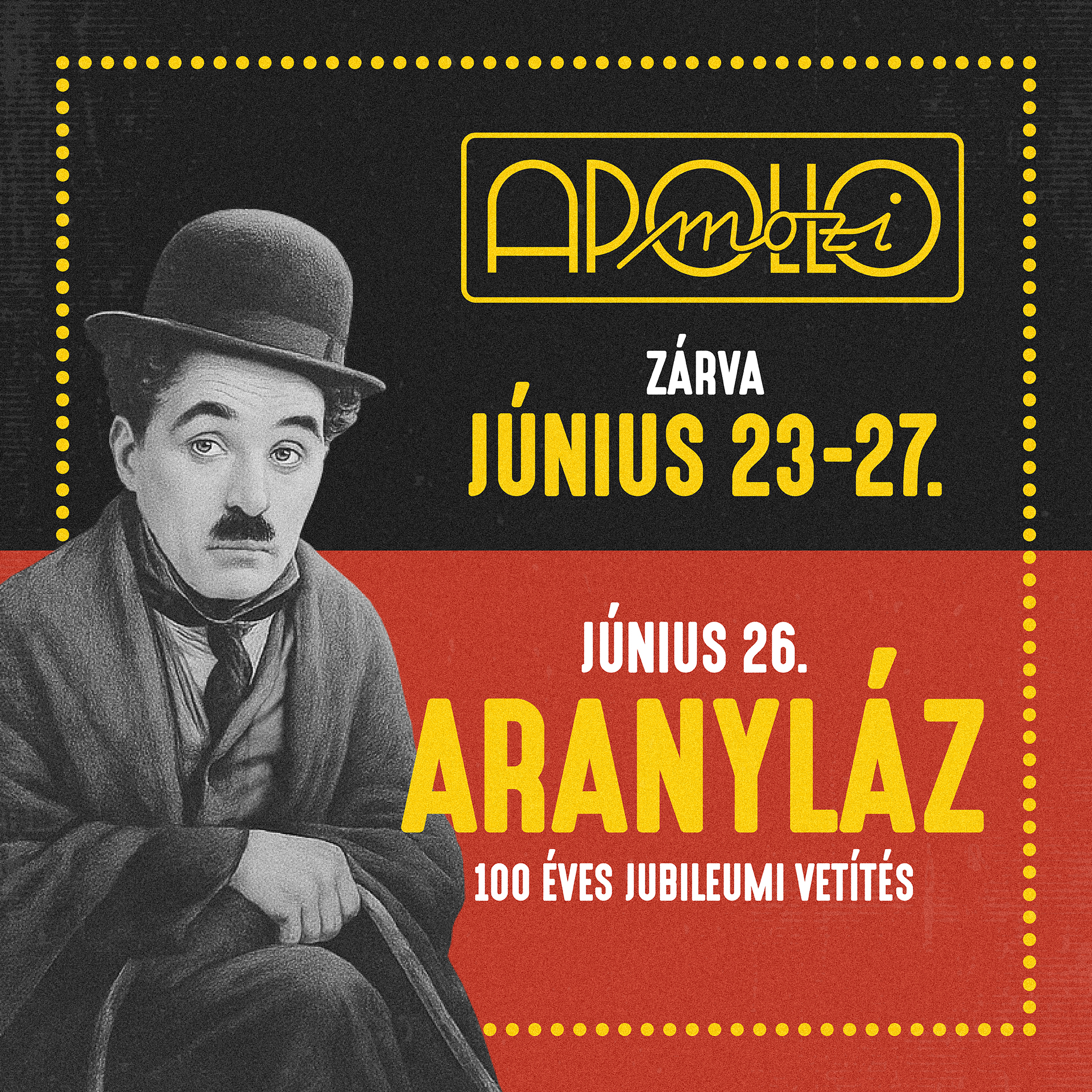 Rövid időre újra bezárja kapuit az Apolló Mozi
