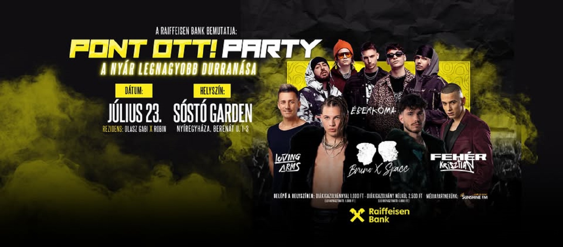 Ha felvételi ponthatárok, akkor Pont Ott! Party Nyíregyházán
