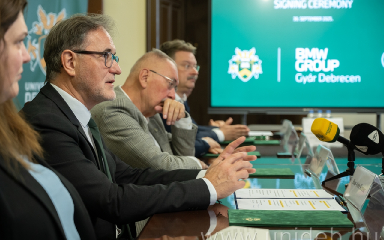 Bővül a BMW és a Debreceni Egyetem stratégiai partnersége
