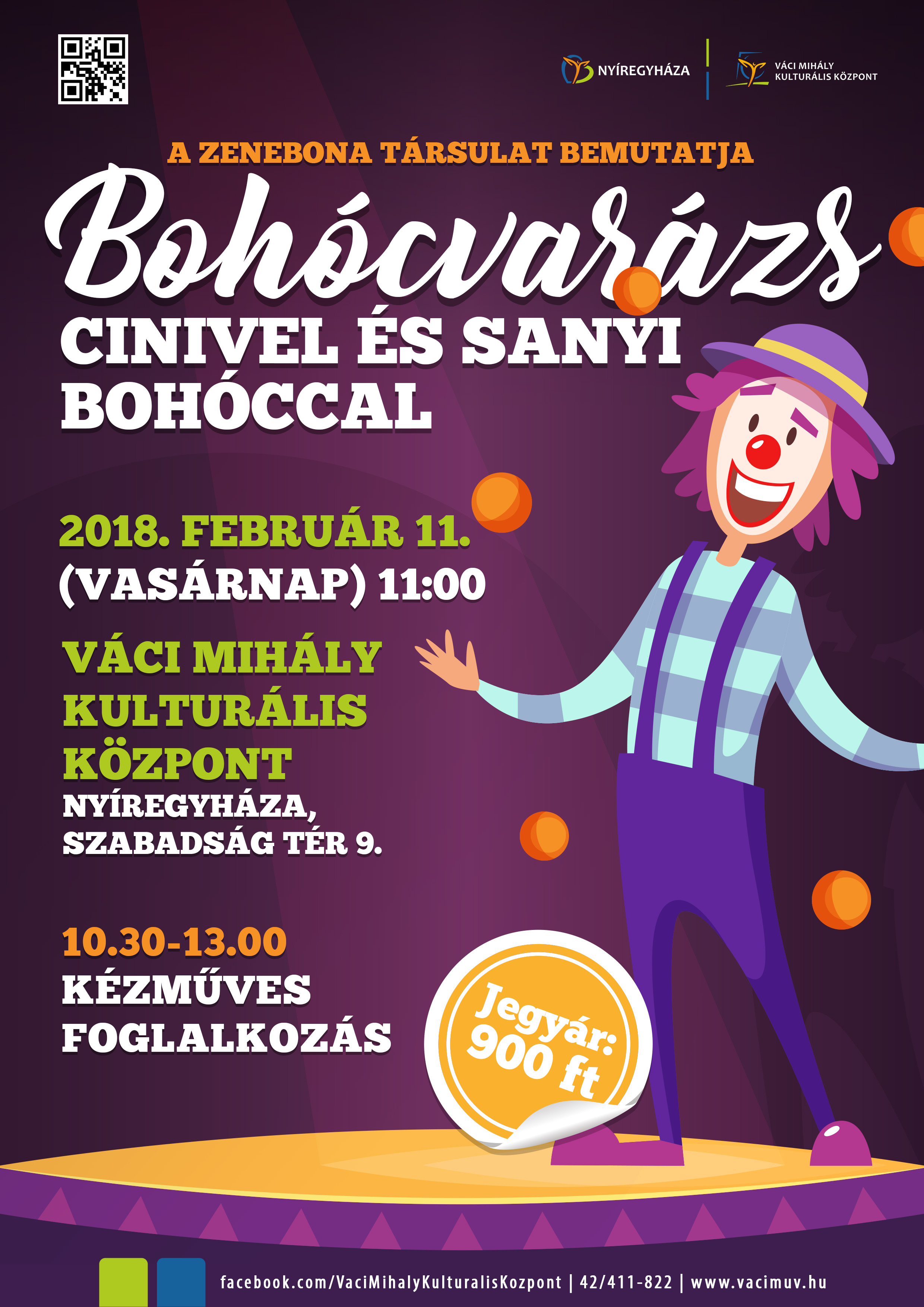 Bohócvarázs Cinivel és Sanyi bohóccal 