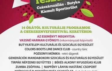 Cseresznyefesztivált rendeznek szombaton