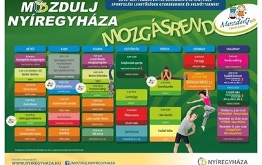 Változások a Mozdulj Nyíregyháza! programjaiban