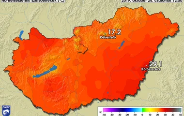 Ismét megdőlt a napi melegrekord