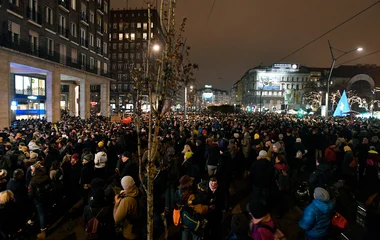 A kulturális törvényjavaslat ellen tüntettek Budapesten