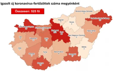 Az ország minden megyéjében jelen van a vírus