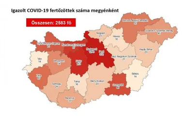 Meghaladta a 2500 főt a beazonosított fertőzöttek száma és elhunyt 8 idős krónikus beteg