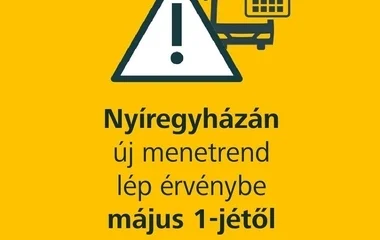 Megváltozik május 1-től a buszok menetrendje Nyíregyházan