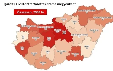 2998 főre nőtt a beazonosított fertőzöttek száma 