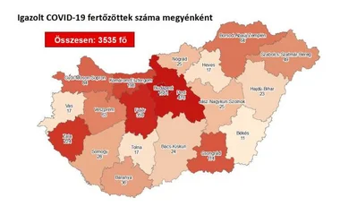 3500 fölé emelkedett a beazonosított fertőzöttek száma és elhunyt 11 idős krónikus beteg