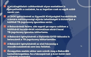 Egyszerűsödnek a családtámogatások igénylésének feltételei