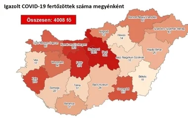 4008 főre nőtt a beazonosított fertőzöttek száma